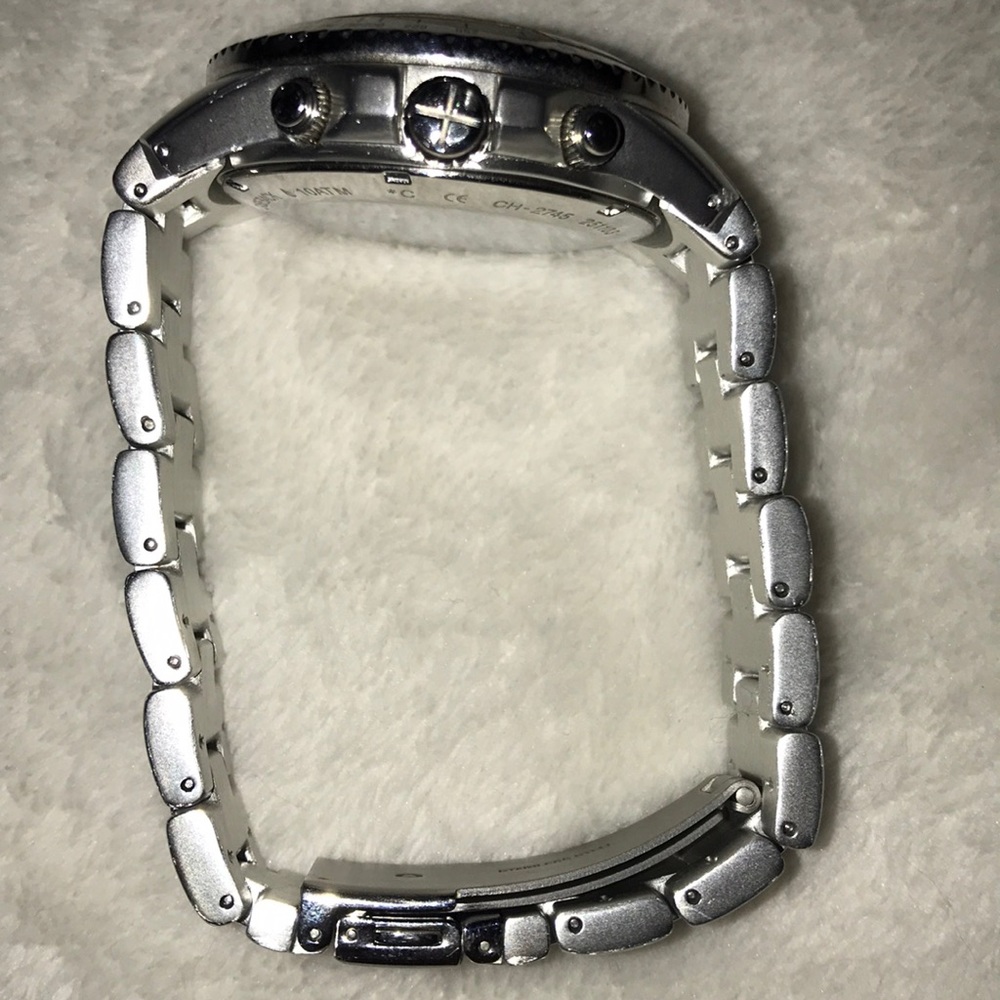 Mens Silver Fossil watch - Picture 5 of 8